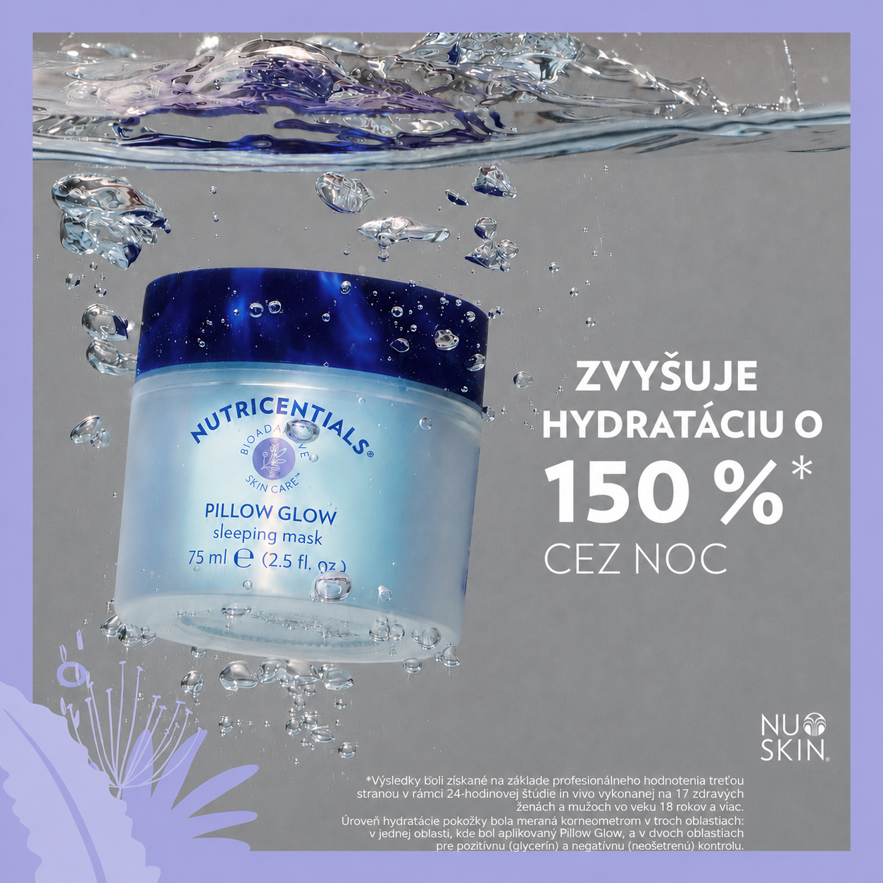 pillow-glow-moisture-incrase Nutricentials Pillow Glow – zvyšuje hydratáciu o 150 % cez noc