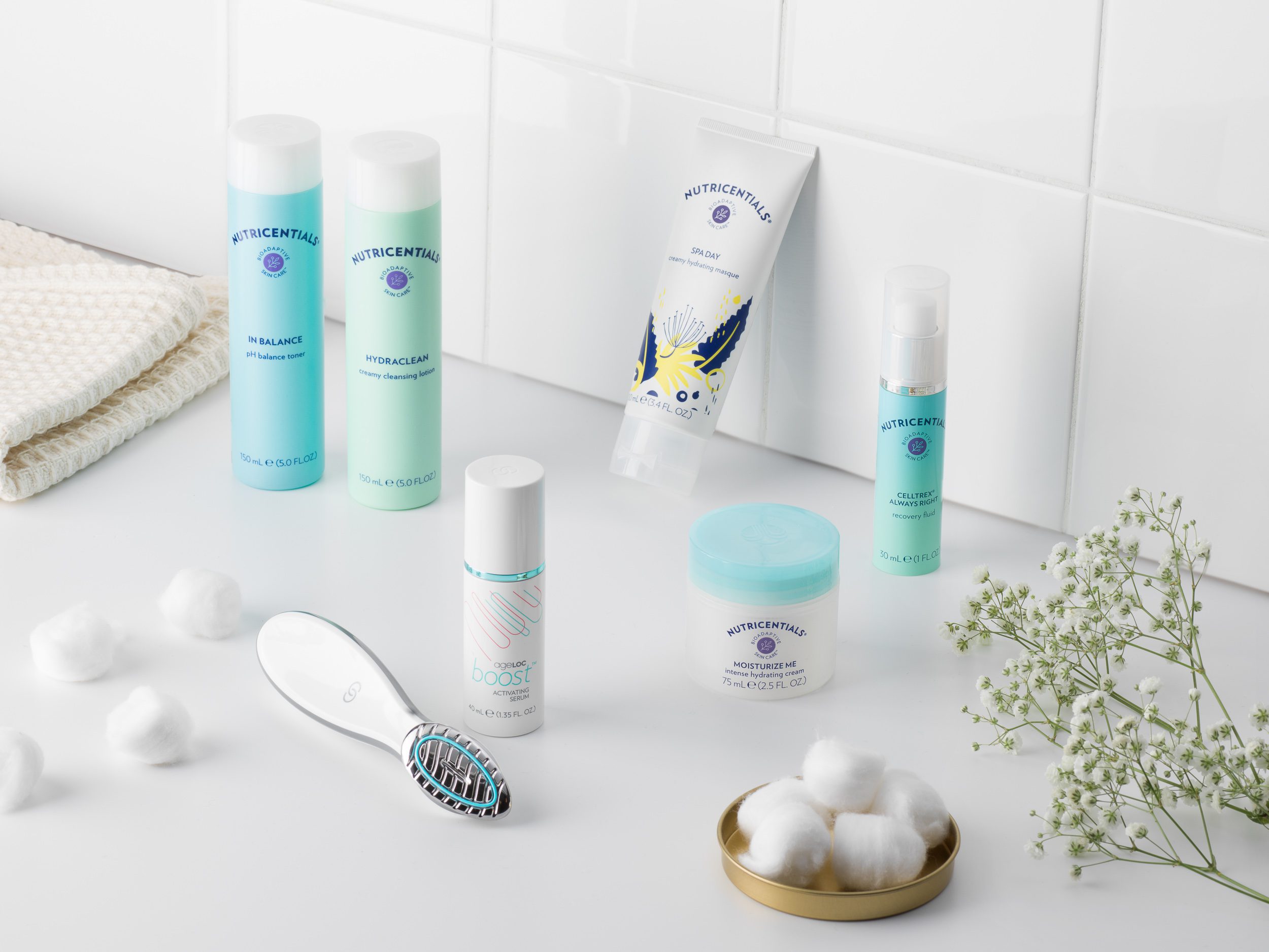 ageloc-boost-system-nutricentials-skin-care-routine-product-picture ageLOC Boost-system og Nu Skin hudpleieprodukter
