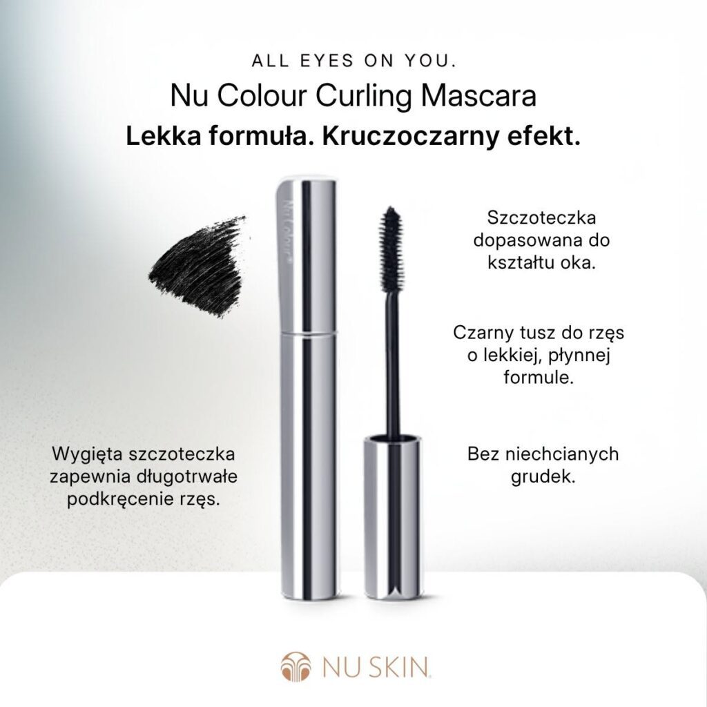 Nu Colour Curling Mascara podkręcający tusz do rzęs Nu Skin